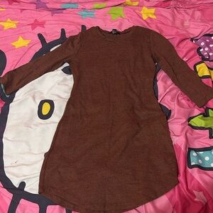 Forever 21 Chocolate Knit Top